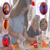 Christmas Countdown Advent Calendar. Beautiful DIY Arts & Crafts Ornaments & Decorations Handmade by your kids. 24 days, all the season decorations for the Christmas Tree and Table. view 4