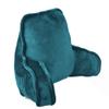 Home Soft Things Super Soft Bedrest Reading Pillow, Lounger Backrest Pillow for Sitting in Bed with Arms Pockets, 20" x 18" x 17", Storm Blue view 1