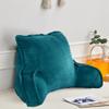 Home Soft Things Super Soft Bedrest Reading Pillow, Lounger Backrest Pillow for Sitting in Bed with Arms Pockets, 20" x 18" x 17", Storm Blue view 3
