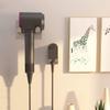 XIGOO Self Adhesive Hair Dryer Holder Wall Mounted - Adhesive Bathroom Hair Blow Dryer Rack Organizer Compatible with Supersonic Hair Dryers (SUS 304 Silver) view 3