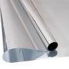 One Way Window Privacy Film Window Tint for Home Reflective Window Glass Film Heat Control Window Tint Anti UV Window Tint for Home Office, Silver, 20Inch x 16.5Feet view 1