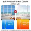 One Way Window Privacy Film Window Tint for Home Reflective Window Glass Film Heat Control Window Tint Anti UV Window Tint for Home Office, Silver, 20Inch x 16.5Feet view 2
