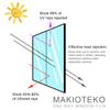 One Way Window Privacy Film Window Tint for Home Reflective Window Glass Film Heat Control Window Tint Anti UV Window Tint for Home Office, Silver, 20Inch x 16.5Feet view 4
