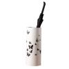 Umbrella Racks WXYZ Hollowout Umbrella Stand, Large-Capacity Umbrella Bucket with Butterfly Pattern, Saving Space, 19.5x49cm (Color : White) view 1