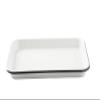 TableCraft 10347 White Enamel 1/4 Size Sheet Pan view 2
