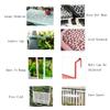 Wddwymll Multifunctional Wall Mounted Fold Down Table,Small Space Saving Hanging Table,Hanging Balcony Dining Table with 3 Adjustable Heights, Capacity 50KG,for Study,Dining view 4