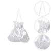 ABOOFAN Wedding Candy Bags 2 Pack Drawstring Lace Pouches for Wedding Gift Bags Party Candy Pouches Bridal Money Bag Cloth Favor Bags 8.66 X 8.26 X 0.07 in view 3