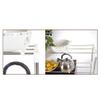 Amosfun Microwave Oven Rack Kitchen Storage Holder Storage Shelf Double Layer Shelf Kitchen Rack view 2