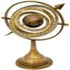 Arch Instrument 11" Antique Brass Armillary Sphere with Sundial Arrow Nautical Maritime Astrolabe Engraved Globe view 1