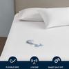 Serta Waterproof Heated Mattress Pad - Electric Bed Warmer with 10 Heat Settings, Auto Shut Off Timer, ETL Certified Electric Mattress Pad, Elastic Deep Pocket, Machine Washable, White King view 3