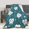 Pindola Funny Teeth Throw Blanket Warm Lightweight Soft Cozy Warm Home Decoration 120"x90" view 1