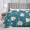 Pindola Funny Teeth Throw Blanket Warm Lightweight Soft Cozy Warm Home Decoration 120"x90" view 4