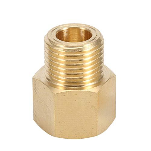 Haofy CO2 Adapter, Brass CO2 Cylinder W21.8 CGA320 Adapter Converter for Aquarium Fish (Type1)