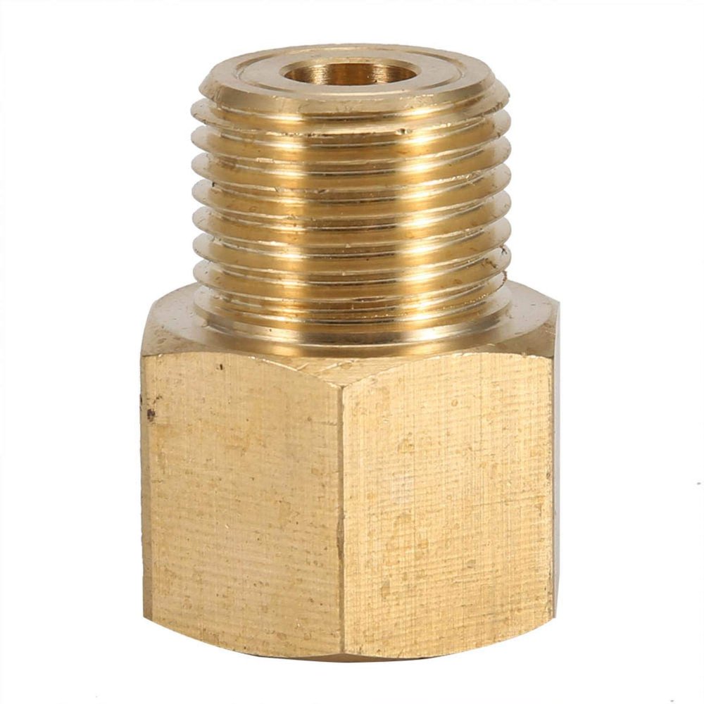 CO2 Adapter, Brass CO2 Cylinder W21.8 CGA320 Adapter Converter for Aquarium Fish (Type2)