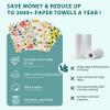 Gecocious Reusable Paper Towels 12PCS Cotton Cloth Paperless Kitchen Towels view 3