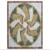 Aircraft Engine Floor Inlay | Beautiful Mosaics Art | Mosaic Designs By Mosaics Lab | Handmade Medallion | This Masterpiece Is Great For Your Floors | Perfect For Any Space. view 1