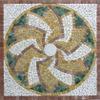Aircraft Engine Floor Inlay | Beautiful Mosaics Art | Mosaic Designs By Mosaics Lab | Handmade Medallion | This Masterpiece Is Great For Your Floors | Perfect For Any Space. view 2