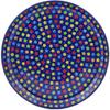 Polmedia Polish Pottery Dinner Plate UNIKAT - Colorful Field Pattern Handmade in Boleslawiec Poland by Ceramika Artystyczna + Certificate of Authenticity view 2