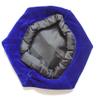 Grad Days Doctoral Graduation Tam Unisex Black Velvet Satin Silk Band (6 sided) view 2