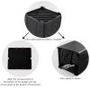 Begale 2-Pack 42 L Folding Plastic Laundry Baskets, Collapsible Laundry Hamper, Large Storage Basket, Black view 4