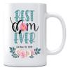 Best Mom Ever Est May 19 1970 Coffee Mug Mom Mother Gifts Novelty Gifts for Mom from Daughter Son Women Birthday Gifts Coffee Mugs 11oz White view 1
