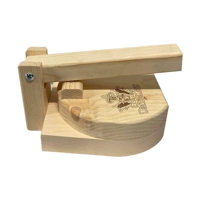 10" Round Wooden Tortilla Press Tortilladora de Madera Redonda Corn Flour Tacos Dough Pressing Maker
