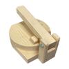 10" Round Wooden Tortilla Press Tortilladora de Madera Redonda Corn Flour Tacos Dough Pressing Maker view 2