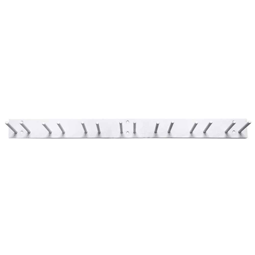 ATTENUTECH Wall Mounted Lead X-Ray Apron Rack, Peg Style (14 PEG)