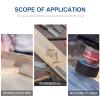 DOITOOL 4pcs Self-Adhesive Measuring Tape Ruler for Woodworking Metric and Scale Measuring Tool for Workbench Crafting Sawing Machines Lightweight Design view 4
