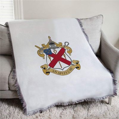 Alpha Chi Rho Full Color Crest Afghan Blanket Throw