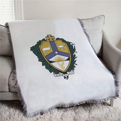 Alpha Kappa Lambda Full Color Crest Afghan Blanket Throw