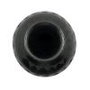 Small Black Pottery Footed Vase Sgraffito Design view 3
