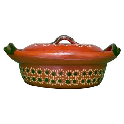 Small Casserole Made of Clay