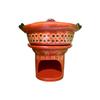 Set of Roaster With Small Casserole Made of Clay view 1