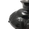 Black Pottery Medium-sized Vase Sgraffito Design view 2