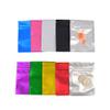 100PCS Resealable Zip Lock Bag Smell Proof Food Storage Metallic Foil Airtight Packaging Mylar Bags Front Clear Plastic Foil Pouch Flat Heat Seal Lock (Black,3x3.9 Inch) view 2
