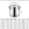 MNSSRN 304 Stainless Steel Edible Oil Barrel Thickened Sealed Barrel, Food Storage Box Airtight Tank Household Kitchen Peanut Oil Barrel Milk Barrel 50 Kg Wine Barrel,100L view 2