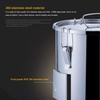 MNSSRN 304 Stainless Steel Airtight Barrel, Oil Barrel, Milk Barrel, Sealed Food Storage Tank, Metal Can Be Used As Fermenting Wine Barrel/Food Barrel/Tea Barrel/Rice Barrel,13L view 4