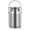 MNSSRN Whole Body 304 Stainless Steel Airtight Liquid Storage Tank, with Airtight Cover, Transportable Milk Fermentation Barrel Portable Tank,A,3L view 1