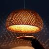 CSSYKV Eco-Friendly Chandelier, Bamboo Woven Lampshade, Warm Lighting, Japanese Style Lamps and Lanterns for Dining Table, Balcony, Bedroom, Decorative Lighting, Chandelier E27 view 1