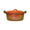 Set of (3) Deep Casserole Made of Clay Different Sizes view 2