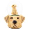 Elanze Designs Yellow Labrador Retriever Dog Best Friend Puppy Canine Lovable Family Playful Classic 100MM Musical Glitter Snow Globe Plays Tune Born Free view 1