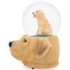 Elanze Designs Yellow Labrador Retriever Dog Best Friend Puppy Canine Lovable Family Playful Classic 100MM Musical Glitter Snow Globe Plays Tune Born Free view 4