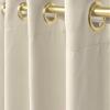 Ikiriska Add Grommets/Eyelets to The top of Any of Our Custom Made Curtains (16. Gold Metal, 100" Wide Panel (16 Grommets)) view 3