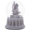 Elanze Designs Gargoyle Winged Gothic Perching Crouching Waterspout Cathedral Castle Roof Medieval Architecture Stone Grey 100MM Musical Snow Globe Plays Tune Moonlight Sonata view 2