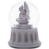 Elanze Designs Gargoyle Winged Gothic Perching Crouching Waterspout Cathedral Castle Roof Medieval Architecture Stone Grey 100MM Musical Snow Globe Plays Tune Moonlight Sonata view 4