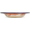 Polmedia Polish Pottery Pasta Bowl 9-inch UNIKAT - Peachy Keen Pattern Handmade in Boleslawiec Poland by Ceramika Artystyczna + Certificate of Authenticity view 3