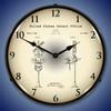 Railroad Train Crossing Signal 1935 Patent LED Wall Clock, Retro/Vintage, Lighted, 14 inch view 2