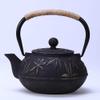 900ml Cast iron tea kettle teapot tea accessories big tea tea set house decor for friends family tea lovers-Bamboo gold view 4