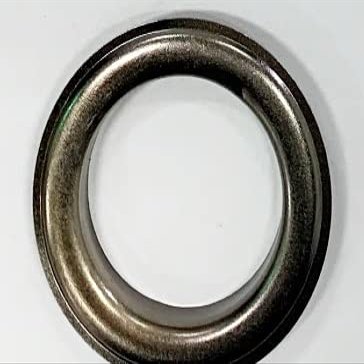 Ikiriska Add Grommets/Eyelets to The top of Any of Our Custom Made Curtains (15.Smoke Nickel, 50" Wide Panel (8 Grommets))